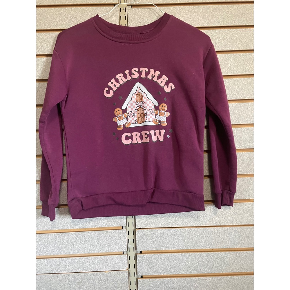 Christmas‎ Crew Gingerbread House Sweatshirt Womens Small Holiday Pullover